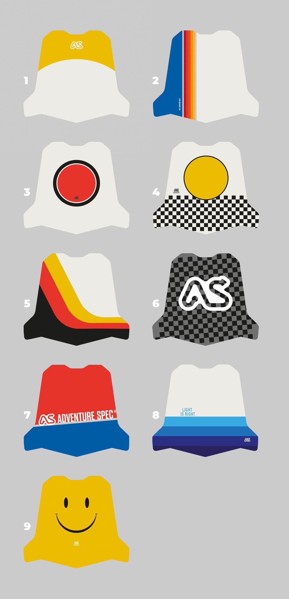 Mini Fairing Decal Sticker | Adventure Spec EU