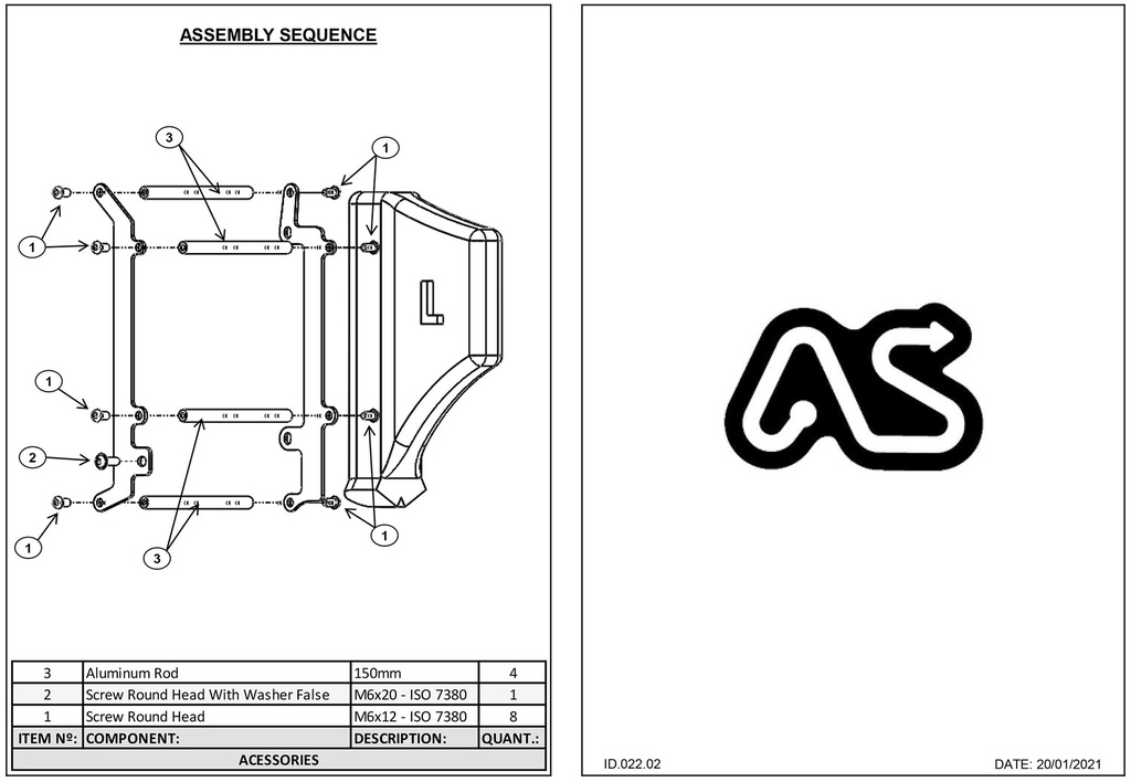 Adventure Spec Honda CRF250L Radiator Brace