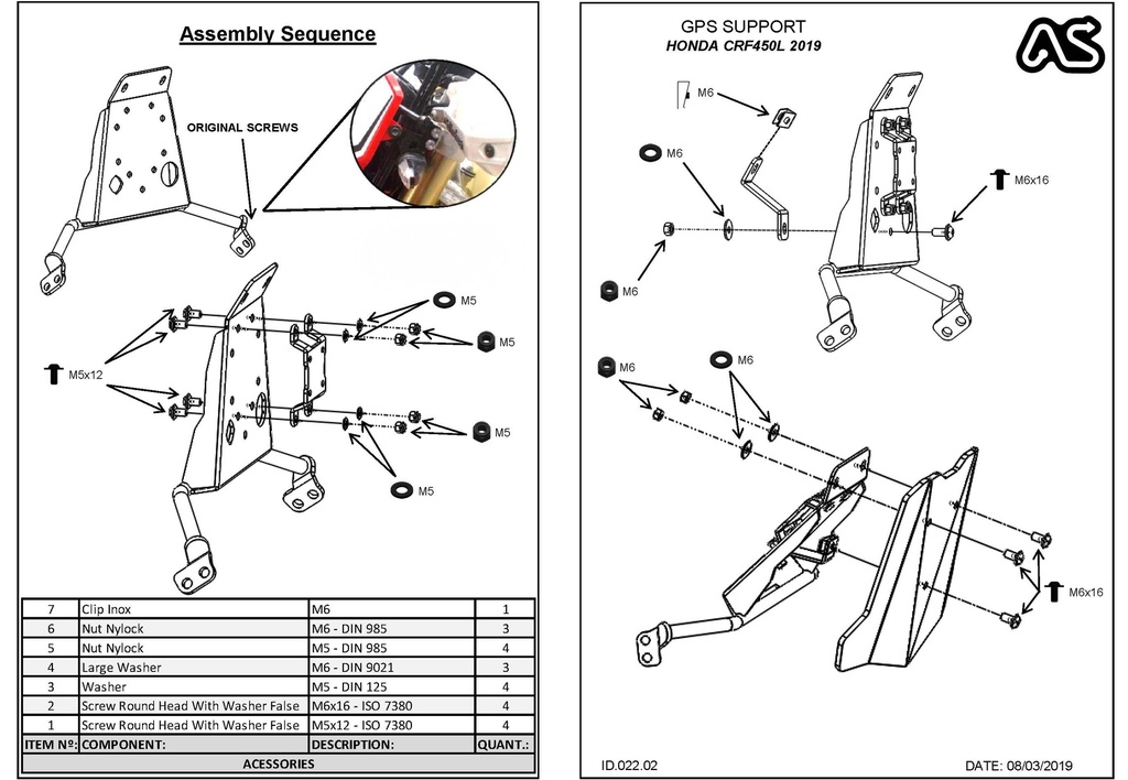 Adventure Spec Honda CRF450L Mini Fairing