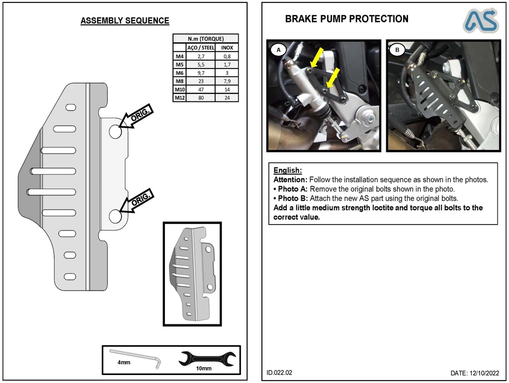 Adventure Spec Ducati Desert X Brake Master Cylinder Guard