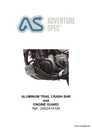 Adventure Spec RE Himalayan 450 Bashplate / low crash bars