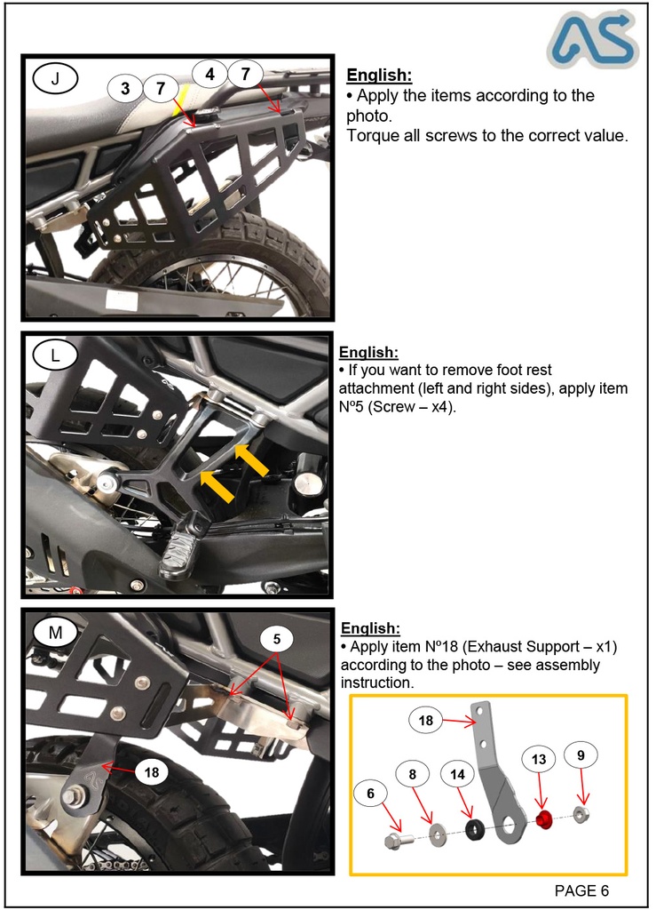 Adventure Spec CF Moto 450MT Side Luggage Racks