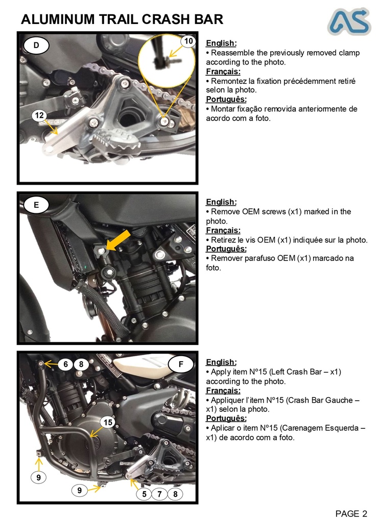 Adventure Spec RE Himalayan 450 Bashplate / low crash bars