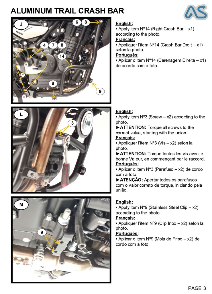 Adventure Spec RE Himalayan 450 Bashplate / low crash bars